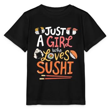 Sushi - T-shirt bio MINI CREATOR Stanley/Stella Enfant - noir - Devant - Mikhail (115cm)