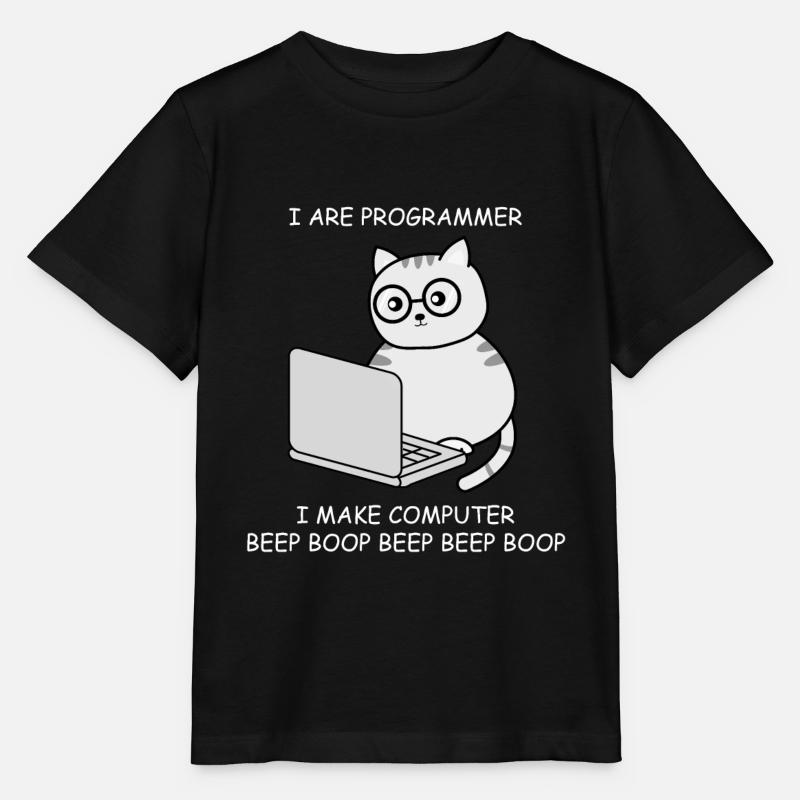 Computer scientist computer science programming engineer - Stanley/Stella MINI CREATOR Kids’ T-Shirt - black