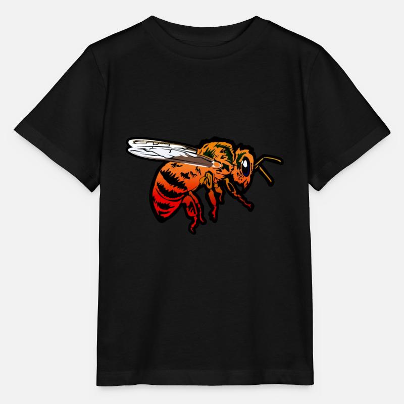 Bienen - Stanley/Stella Kinder T-Shirt MINI CREATOR  - Schwarz