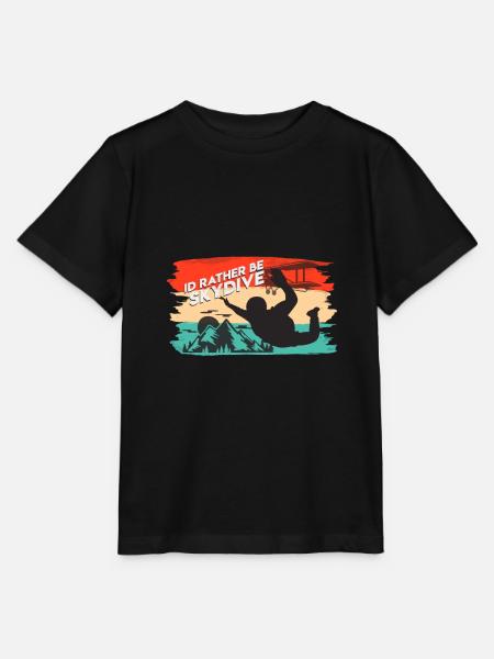 Skydive - Stanley/Stella Kinder T-Shirt MINI CREATOR  - Schwarz