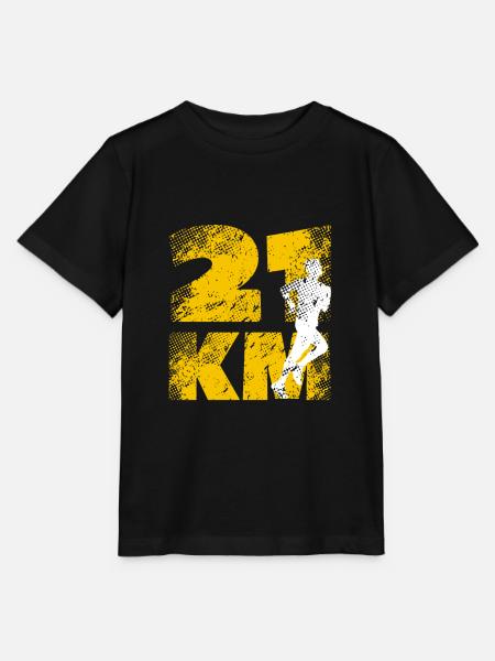 Halbmarathon - Stanley/Stella Kinder T-Shirt MINI CREATOR - Schwarz