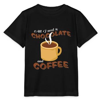 Chocolat chaud - T-shirt bio MINI CREATOR Stanley/Stella Enfant - noir - Devant - Mikhail (115cm)