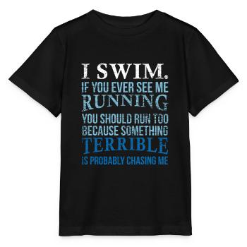 swim - Stanley/Stella MINI CREATOR Kids’ T-Shirt - black - Front - Mikhail (115cm)