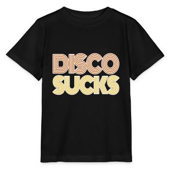 Disco Sucks Shirt - Stanley/Stella Kinder T-Shirt MINI CREATOR  - Schwarz - Vorne - Mikhail (115cm)
