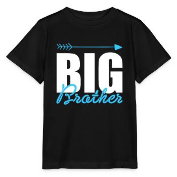 Big Brother Big Brother look de partenaire T-Shirt - T-shirt bio MINI CREATOR Stanley/Stella Enfant - noir - Devant - Mikhail (115cm)