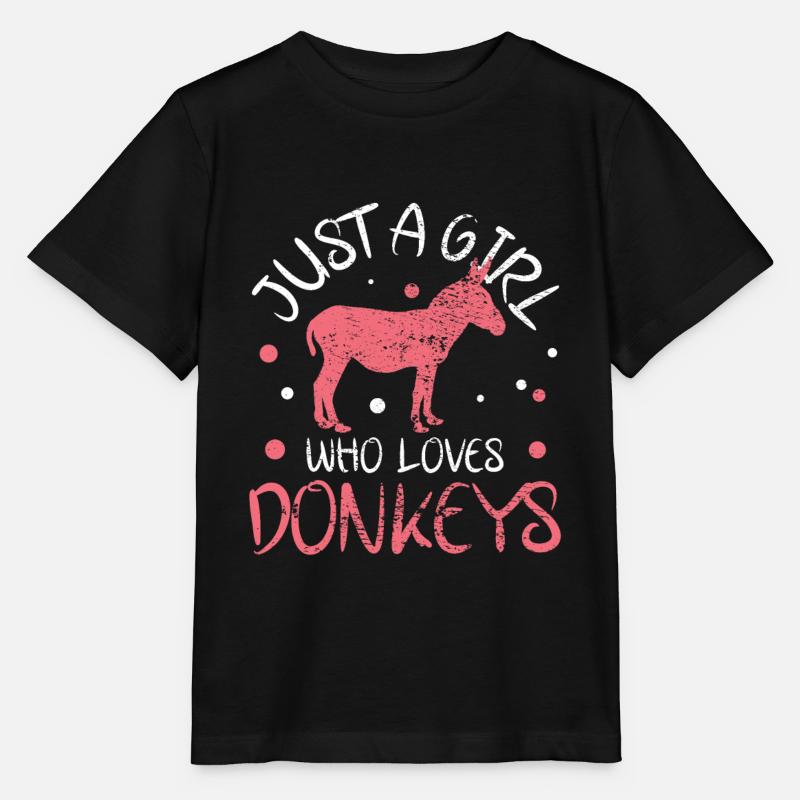 Âne âne âne - T-shirt bio MINI CREATOR Stanley/Stella Enfant - noir