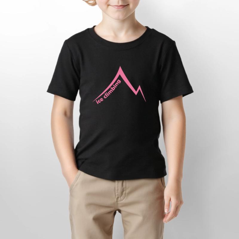 Eispickel Eisklettern Eiskletterer Eiswand Berg Stanley/Stella Kinder T-Shirt MINI CREATOR 