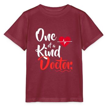 Enfant docteur docteur docteur docteur occupation profession doc cadeau - T-shirt bio MINI CREATOR Stanley/Stella Enfant - bordeaux - Devant - Kain (125cm)