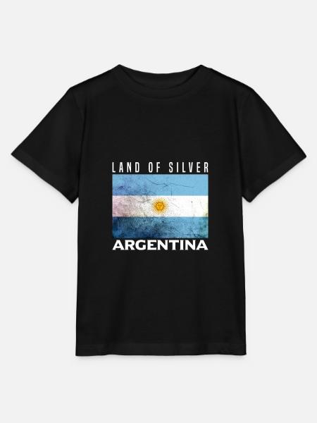 Argentinien - Stanley/Stella Kinder T-Shirt MINI CREATOR  - Schwarz