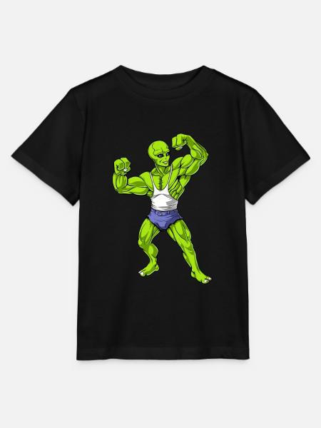 Ausländisches Eignungs-Bodybuilding - Stanley/Stella Kinder T-Shirt MINI CREATOR - Schwarz