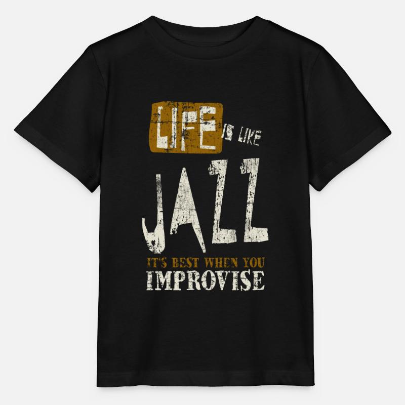 jazz - T-shirt bio MINI CREATOR Stanley/Stella Enfant - noir