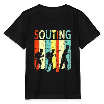 scout - T-shirt bio MINI CREATOR Stanley/Stella Enfant - noir - Devant - Mikhail (115cm)