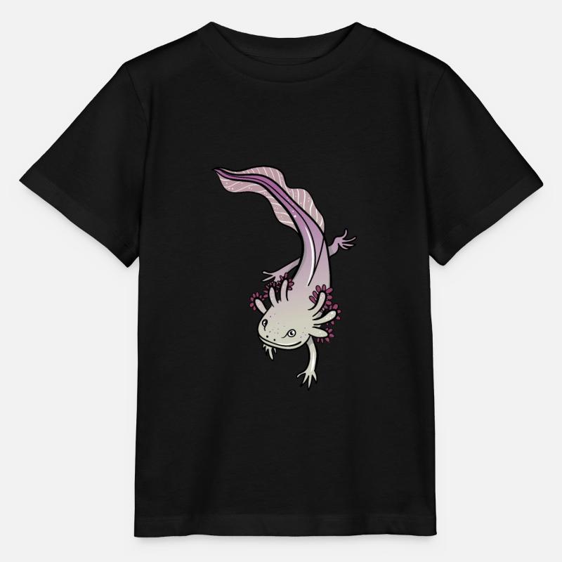 Axolotl - T-shirt bio MINI CREATOR Stanley/Stella Enfant - noir