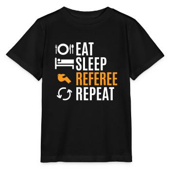 arbitre - T-shirt bio MINI CREATOR Stanley/Stella Enfant - noir - Devant - Mikhail (115cm)