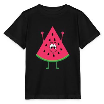 watermelon - Stanley/Stella MINI CREATOR Kids’ T-Shirt - black - Front - Mikhail (115cm)