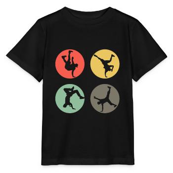 Rétro Breakdance Bboying Gift I Breakdance - T-shirt bio MINI CREATOR Stanley/Stella Enfant - noir - Devant - Mikhail (115cm)