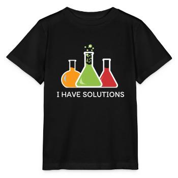chemistry - Stanley/Stella MINI CREATOR Kids’ T-Shirt - black - Front - Mikhail (115cm)
