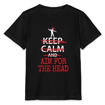 Zombie - Stanley/Stella Kinder T-Shirt MINI CREATOR  - Schwarz - Vorne - Mikhail (115cm)