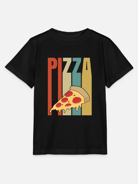 Pizza - Stanley/Stella Kinder T-Shirt MINI CREATOR - Schwarz