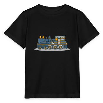 Train Wagon - Stanley/Stella MINI CREATOR Kids’ T-Shirt - black - Front - Mikhail (115cm)