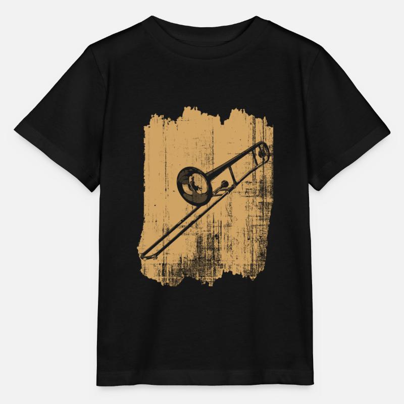 posaune - Stanley/Stella Kinder T-Shirt MINI CREATOR - Schwarz