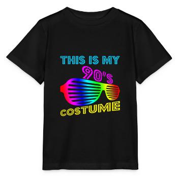 Devise des années 90 - T-shirt bio MINI CREATOR Stanley/Stella Enfant - noir - Devant - Mikhail (115cm)