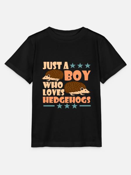 Igel - Stanley/Stella Kinder T-Shirt MINI CREATOR - Schwarz