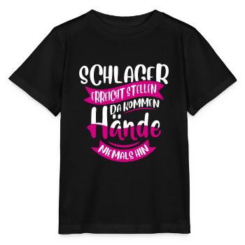 Schlager - Stanley/Stella Kinder T-Shirt MINI CREATOR  - Schwarz - Vorne - Mikhail (115cm)