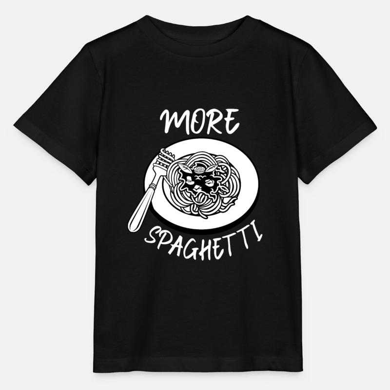 Spaghetti - Stanley/Stella Kinder T-Shirt MINI CREATOR - Schwarz
