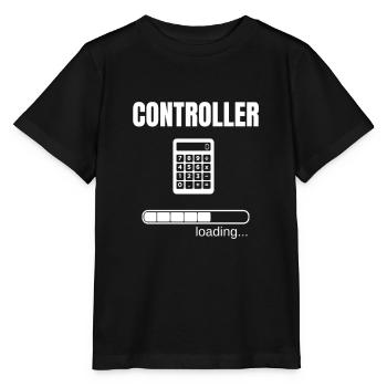 Controller Controlling Occupation Finance Job Gift - Stanley/Stella MINI CREATOR Kids’ T-Shirt - black - Front - Mikhail (115cm)