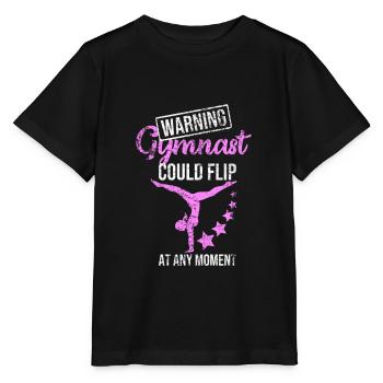Gymnastics handstand - Stanley/Stella MINI CREATOR Kids’ T-Shirt - black - Front - Mikhail (115cm)
