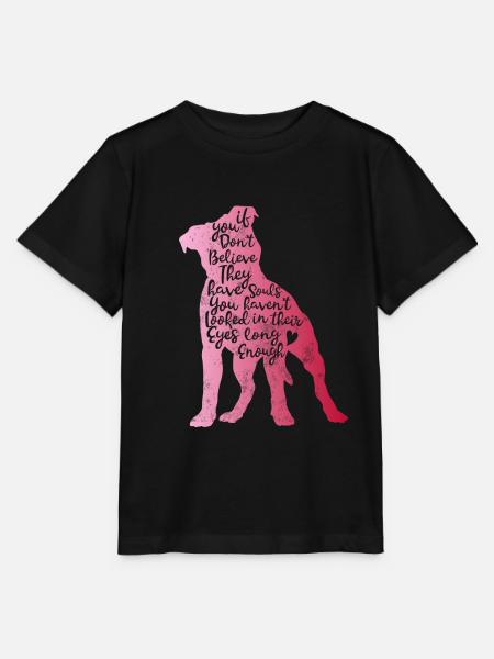 Pitbull Seelen - Stanley/Stella Kinder T-Shirt MINI CREATOR - Schwarz