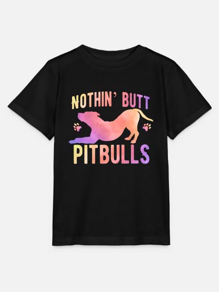 Pitbull - Nichts als Pitbulls - Stanley/Stella Kinder T-Shirt MINI CREATOR - Schwarz