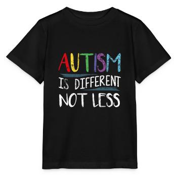 Autist Autismus - Stanley/Stella Kinder T-Shirt MINI CREATOR  - Schwarz - Vorne - Mikhail (115cm)