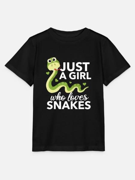 Snake - Stanley/Stella MINI CREATOR Kids’ T-Shirt - black