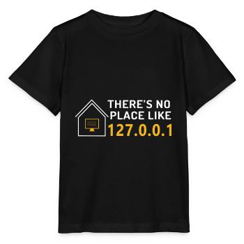 127.0.0.1 - Stanley/Stella Kinder T-Shirt MINI CREATOR  - Schwarz - Vorne - Mikhail (115cm)