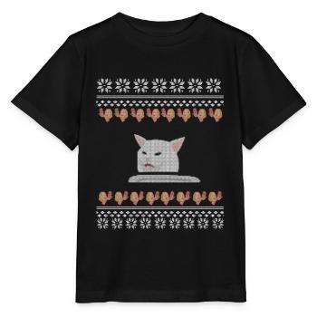Cat Memes - Stanley/Stella MINI CREATOR Kids’ T-Shirt - black - Front - Mikhail (115cm)
