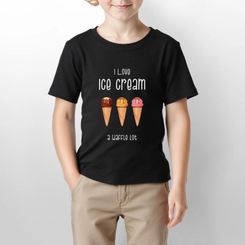 Eiscreme Eis Softeis Waffel Eisdiele Geschenk Stanley/Stella Kinder T-Shirt MINI CREATOR 