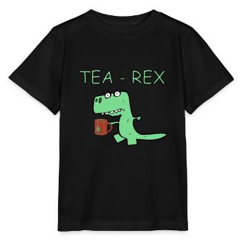 TEA REX - T-shirt bio MINI CREATOR Stanley/Stella Enfant - noir - Devant - Mikhail (115cm)