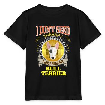 Bull Terrier - Stanley/Stella MINI CREATOR Kids’ T-Shirt - black - Front - Mikhail (115cm)