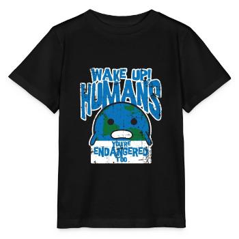 Changement climatique - T-shirt bio MINI CREATOR Stanley/Stella Enfant - noir - Devant - Mikhail (115cm)