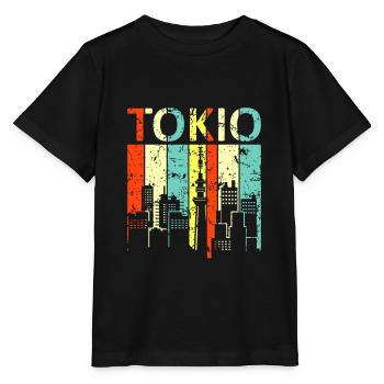 Tokyo - T-shirt bio MINI CREATOR Stanley/Stella Enfant - noir - Devant - Mikhail (115cm)