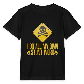 Gebrochener Knochen Arm Stunts Stuntman - Stanley/Stella Kinder T-Shirt MINI CREATOR  - Schwarz - Vorne - Mikhail (115cm)