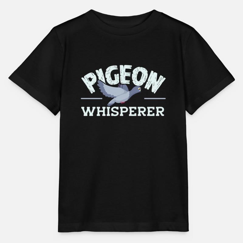 Pigeons whisperer - Stanley/Stella MINI CREATOR Kids’ T-Shirt - black