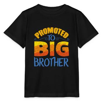 Promu grand frère - T-shirt bio MINI CREATOR Stanley/Stella Enfant - noir - Devant - Mikhail (115cm)