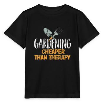 Jardinier jardinier - T-shirt bio MINI CREATOR Stanley/Stella Enfant - noir - Devant - Mikhail (115cm)