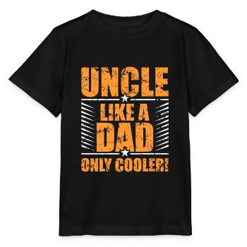 oncle - T-shirt bio MINI CREATOR Stanley/Stella Enfant - noir - Devant - Mikhail (115cm)
