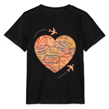 Reisender - Stanley/Stella Kinder T-Shirt MINI CREATOR  - Schwarz - Vorne - Mikhail (115cm)
