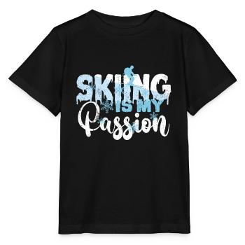 Ski - Stanley/Stella Kinder T-Shirt MINI CREATOR  - Schwarz - Vorne - Mikhail (115cm)