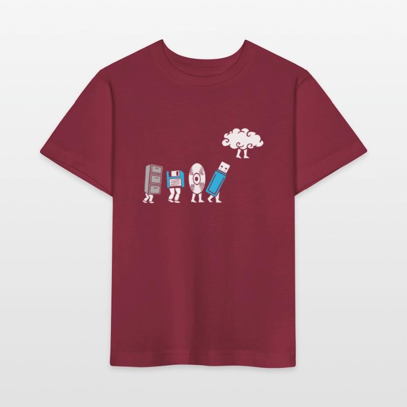 Cloud Computing Evolution Computer Entwicklung Stanley/Stella Kinder T-Shirt MINI CREATOR 